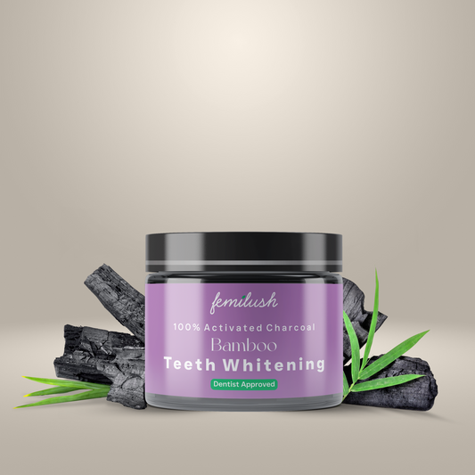 Femilush Activated Bamboo Charcoal – Natural Teeth Whitening Powder