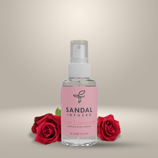 Sandal Mist with Rose & Sandalwood – Hydrating Face & Body Spray