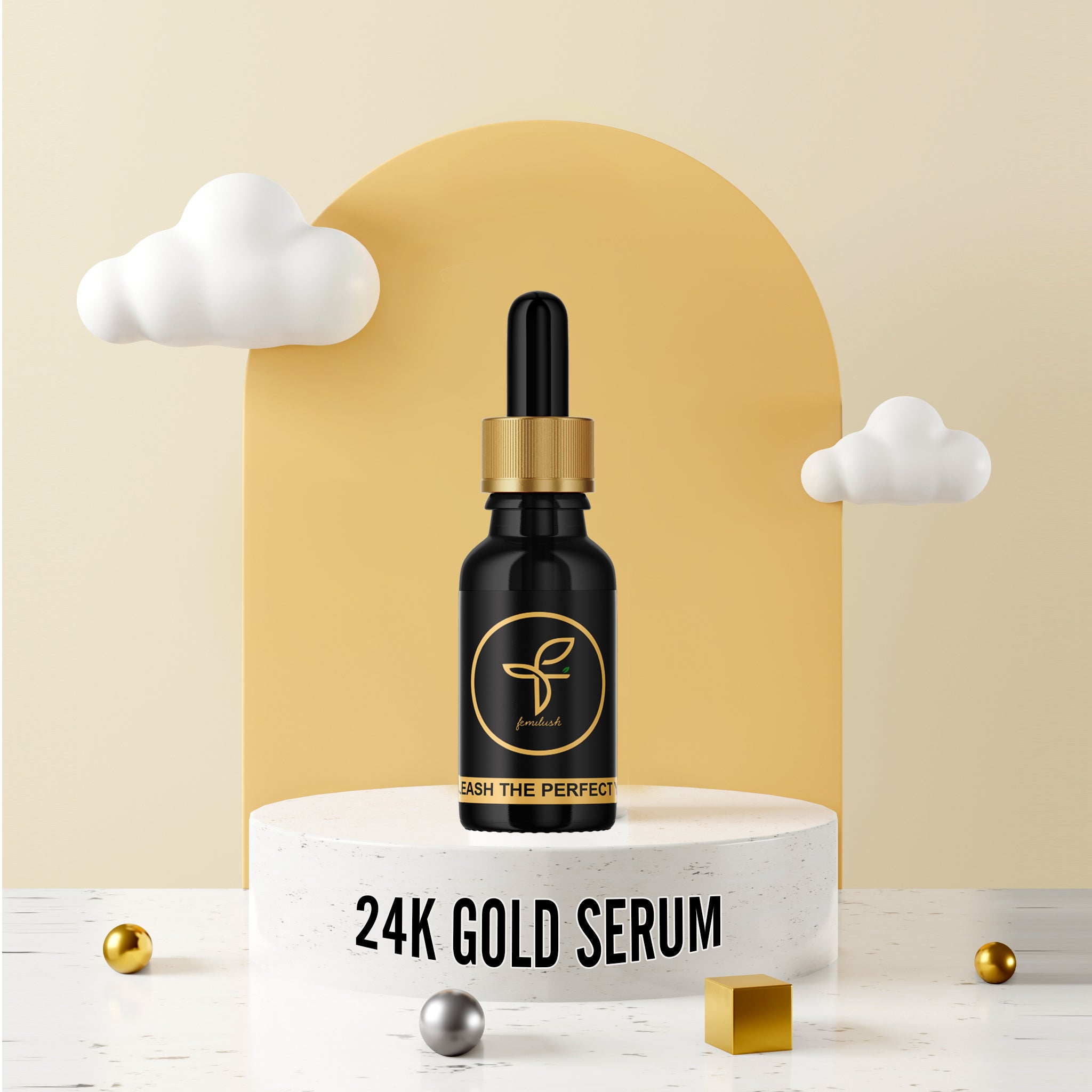 24k Gold serum-skincare-femilush