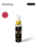Raqs is an refreshing hair perfume that nourishes, adds shine, and leaves hair lightly scented all day