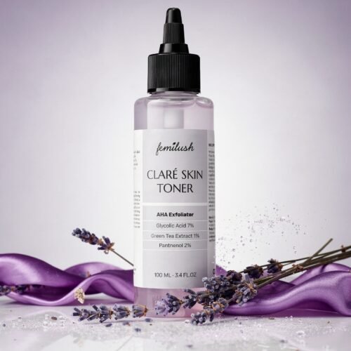Claré Skin Toner – 7% Glycolic Acid AHA Exfoliator & Hydrating Facial Toner